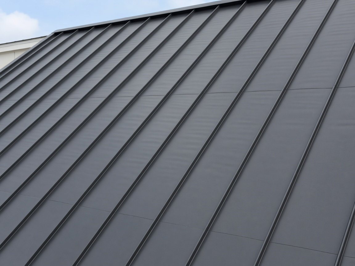 Standing-seam metal roof panels